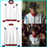 BH2 All of us are Dead Cosplay Jacket Long Sleeve Tops Zipper Casual Loose Coat Netflix Unisex Outer