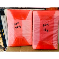 Plastic bag 6x9 +- 500g(HM) /+-1kg (HD)