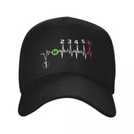 in stock Custom Classic Motorbike Heartbeat Baseball Cap 1n23456 Good Ventilation For Motorcycles Mo