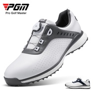 [PGM] Golf Shoes Men's Popcorn Sneakers Knob Laces Anti-Slip Men's Shoes GOLF Shoes Waterproof XZ244 GOLF