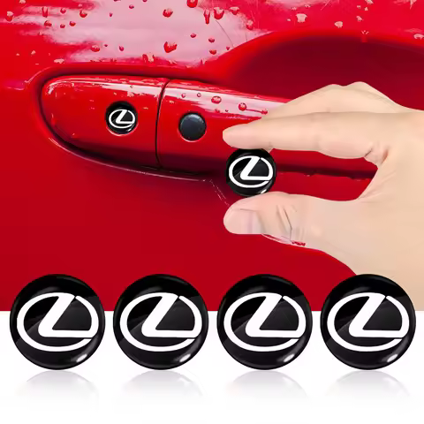 Car Lock Keyhole Stickers Door Lock Protect Car Stickers For Lexus IS300H NX300H CT200H IS250 IS200 