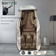 NING NEI M-XL Massage Chair Cover Protective Cover Smart Electric Massage Chair Sun Protection Dust Cover Anti-Scratch Universal Washed Cloth Household Universal Zipper U-Style Cover