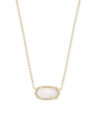 Elisa Pendant Necklace for Women, Fashion Jewelry, 14k Gold-Plated