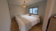 泉佐野獨棟住宅套房 - 30平方公尺/1間專用衛浴 (Balcony Suite, 1 Stop from KIX, 2 Double Beds)