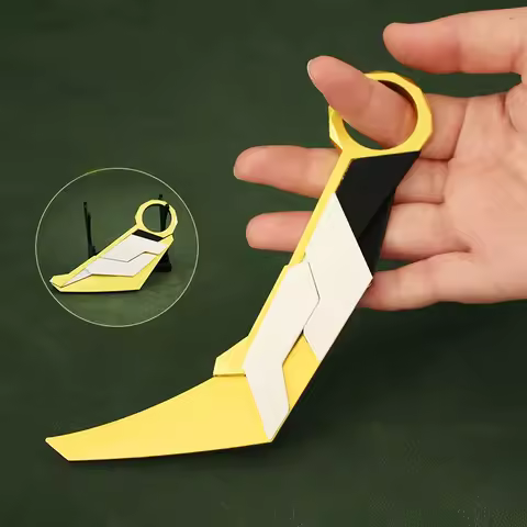 Valorant Weapon Prime Karambit Tactical Knife Melee16cm Alloy Metal Material Game Weapon Model Samur