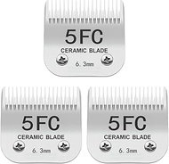 TRAH 5FC Detachable Pet Dog Grooming Ceramic Blades,Compatible with Andis Dog Clippers,Most A5, Wahl