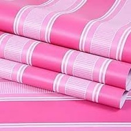 Pink Striped Wall sticker Wallpaper
