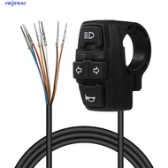 SWJEANS Electric Bike Light Switch, Horn Controls Turn Light DK336 Signal Light, Modification Headli