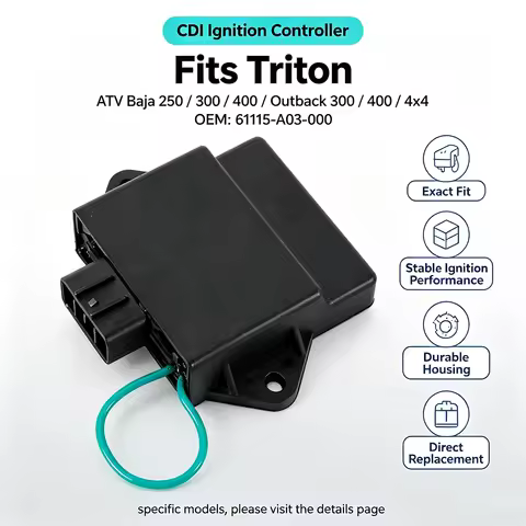 Ignition Controller CDI Relay for Triton ATV Baja 250 300 400 Crosser Supermoto SM 400 EFI LOF Outba