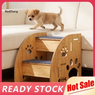 RC~ Wooden Pet Stairs Pet Stairs for Sofa Wooden Dog Stairs for Small Dogs Cats – 2-step Non-slip Pe