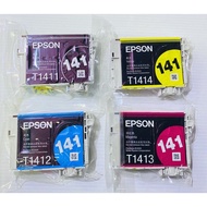 ตลับหมึก EPSON 141 BK C M Y ของแท้ไม่มีกล่อง