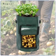 [Eigell] 5Gallon Potato Grow Bag with Reinforced Handles,Garden Planting Bag Breathable PE Fabric Po