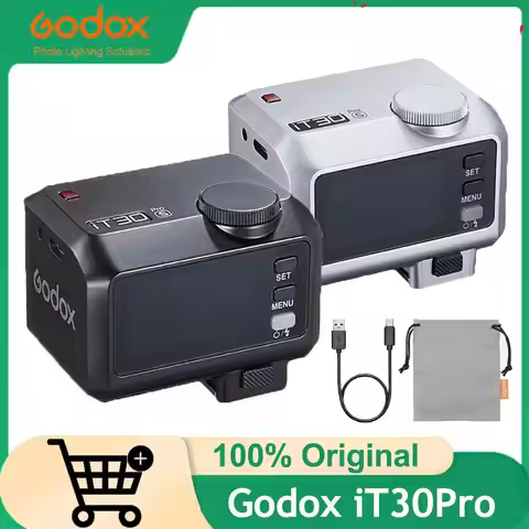Godox iT30Pro Ultra-Lightweight Mini TTL Flash with 2.4GHz Wireless, HSS 1/8000s, Built-in Lithium B