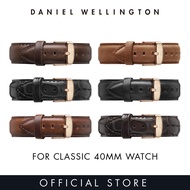 For Classic 40mm - Daniel Wellington Classic Strap 20mm Leather - Leather watch band - For men - DW 