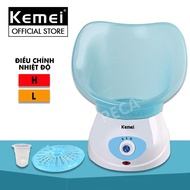 Máy xông hơi mặt 2 mức chỉnh nhiệt KEMEI KM-6080 chăm sóc da an toàn phù hợp cho mọi loại da hỗ trợ