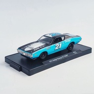 M2 Machines 1971 Dodge Charger RT 426 Hemi Lightbiru 1: Loose64