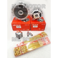 LC135 SRL Lagenda RCB Hub Chrome, Lidi, 4pcs Bearing, Collar Bush Bundle Deal One Set