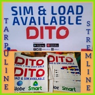 ☑ ☼ dito tarpaulin only DITO load sim available