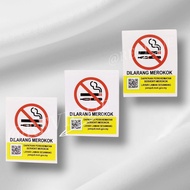 2025 No Smoking Sticker (KKM)  Pelekat Dilarang Merokok