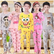 Girls / boy Pyjamas Kids Pajamas Cartoon baju tidur Kids Pyjamas Nightwear Children Pyjamas Nightwea