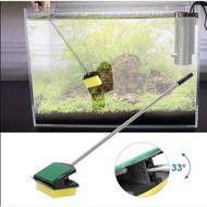 SCRAPER SPONGE AQUARIUM STAINLESS STEEL