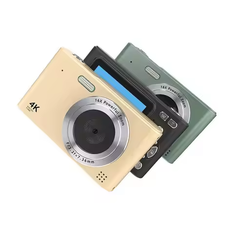 4K 16X Digital Zoom CCD Vlog 1080P Video Recorder With Flash C