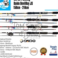 [Code Tx744] Daido DevilRay JS Fishing Rod 150cm - 210cm (10-20lb) Solid Fiber SIC - Engkus Fishing