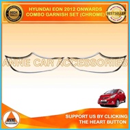 ♀ ◰ ♀ Hyundai EON 2012 - 2022 Garnish Cover Set Black / Chrome Hyundai EON Accessories Parts Combo