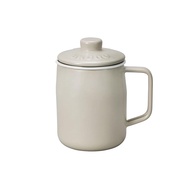 BRUNO Enamel Oil Pot 1.0L - Collaborative Design by Fuji Horo in Blue Green and Greige