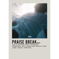 【READY STOCK】Poster Cover Album Praise Break by ​Daniel Caesar famous singer for room/wall/gift