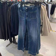 (H&M AUTH) HIGH RISE WIDE-LET JEANS H&M