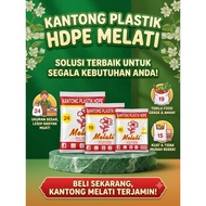 (200 grams) transparent white asoi plastic/ HD asoi bag premium qualityBENING jasmine brand size 15,