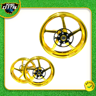 ล้อแม็ก ชุดล้อ XMAX300 2017-2024 RACING POWER ล้อแต่ง สีเขียว ขนาด 3.5*15/4*14 หน้าและหลัง