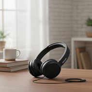 Philips TAH4105 Earbud Headphones On-Ear, Wired with Built-In Mic – Ideal for Classes, Games, Music 