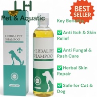 Herbal Pet Shampoo 250ml Anti Itch Anti Fungal Eczema Rash Skin Care Cat Dog