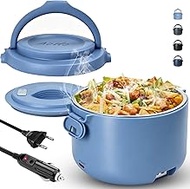 Aotto Electric Lunch Box, 80W Portable Lunch Warmer - 950ml Heated Lunch Box Electric for Adults - 1