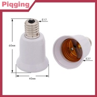 Piqging E17 Lamp Soet E17 to E27 LED Halogen CFL Light Bulb Lamp Adapter TH