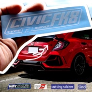 Sticker Honda Civic FK8 Type R