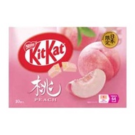 Nestle雀巢kitkat奇巧 威化饼干巧克力 桃子味 1袋10块