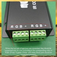 (HARB) DC12-24V 24 Keys Music Controller 3 Channels IR Remote RGB Controller Sound Sensitive for Led