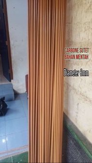 Carbon Sutet Bahan Mentah 6 mm Joran Pancing