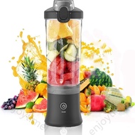 New Portable Blender 600ML Electric Juicer Fruit Mixers 4000mAh USB Rechargeable Smoothie Mini Blender Personal Juicer