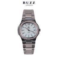 [9.9 MEGA DISCOUNTS]Buzz Germany Jam Tangan Wanita Ladies Stainless Steel Quartz Watch BZ-D1003