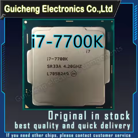 i7-7700K Quad-Core CPU Processor 4.2GHz 8-Thread LGA 1151 91W 14nm i7 7700K processor I7 7700k