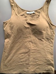 Queen shop 軍綠坦克背心 bra top