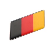 Emblem Grill Mobil Bendera Jerman German Aluminium Alloy Car Front Grille Sticker Dekorasi