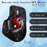 Logitech MX Master 2s / 3 / 3s mouse Skin yin and yang fish pattern | 3m Anti-slip Film Sticker