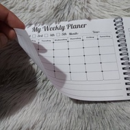 MY WEEKLY PLANNER (53 WEEKS)