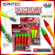 SANTEC RAMPAGE HIGH POTENTIAL VERSATILE SQUID JIG LURE (3668)