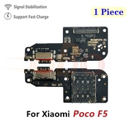 USB Charging Dock Board For Xiaomi Poco F3 F4 GT F2 F5 PRO Charger Port Connector Flex Cable Repair